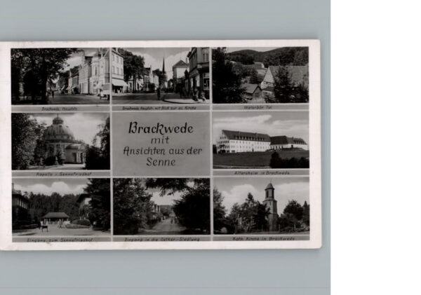 Brackwede Westfalen Ansicht aus der Senne