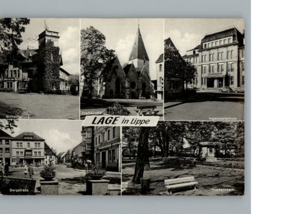 Lage Lippe Ortsansicht