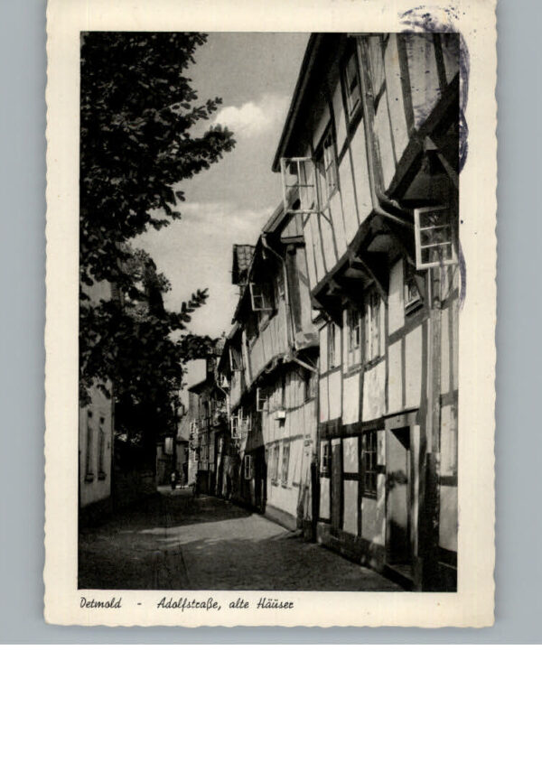 Detmold Adolfstrasse Alte Haeuser