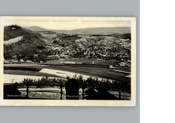 Porta Westfalica Luftbild