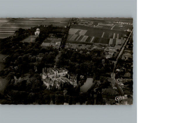 Bueckeburg Schloss  	Bueckebu Fliegeraufnahme