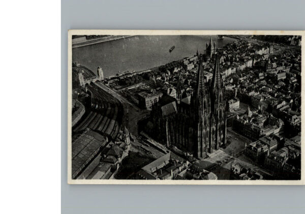 Koeln Rhein Fliegeraufnahme