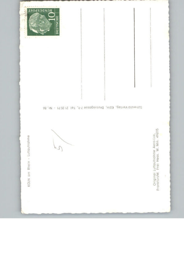 Koeln Rhein Fliegeraufnahme – Bild 2