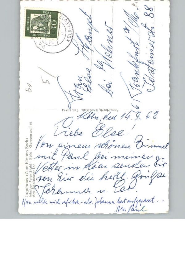 Koeln Gaststaette Zum blauen Bock – Bild 2