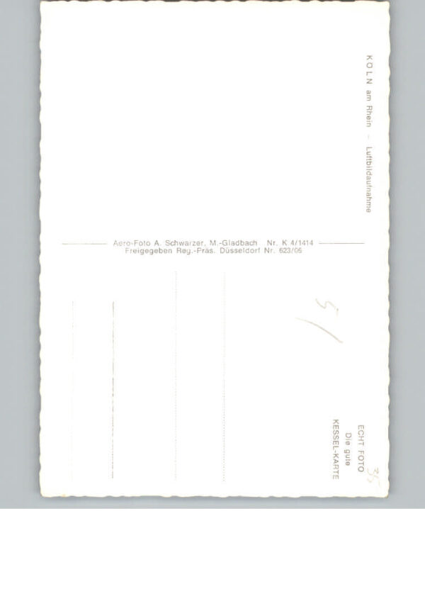 Koeln Fliegeraufnahme – Bild 2