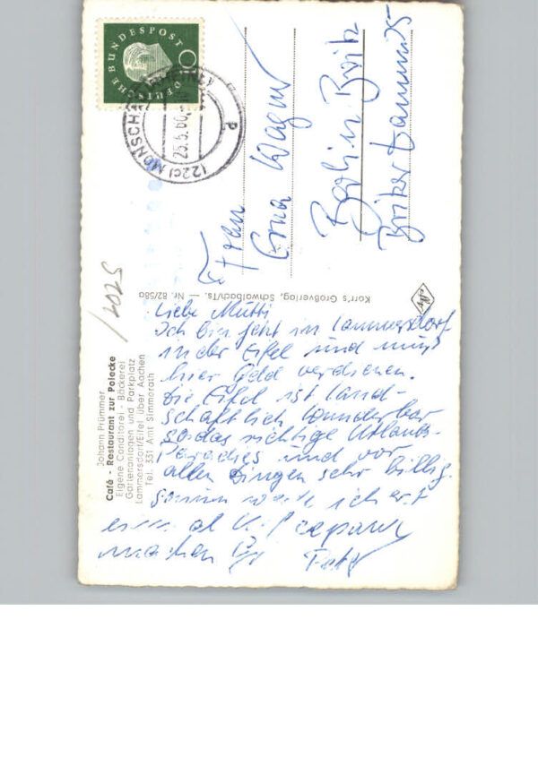 Lammersdorf Aachen Cafe Polecke – Bild 2