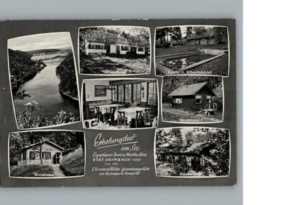 Heimbach Eifel Gaestehaus Erholungshof am See