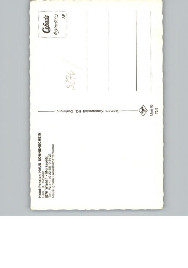 Wiehl Oberbergischer Kreis Hotel - Pension Haus Sonnenschein – Bild 2