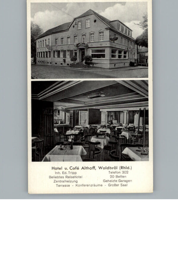 Waldbroel Hotel - Cafe Althoff