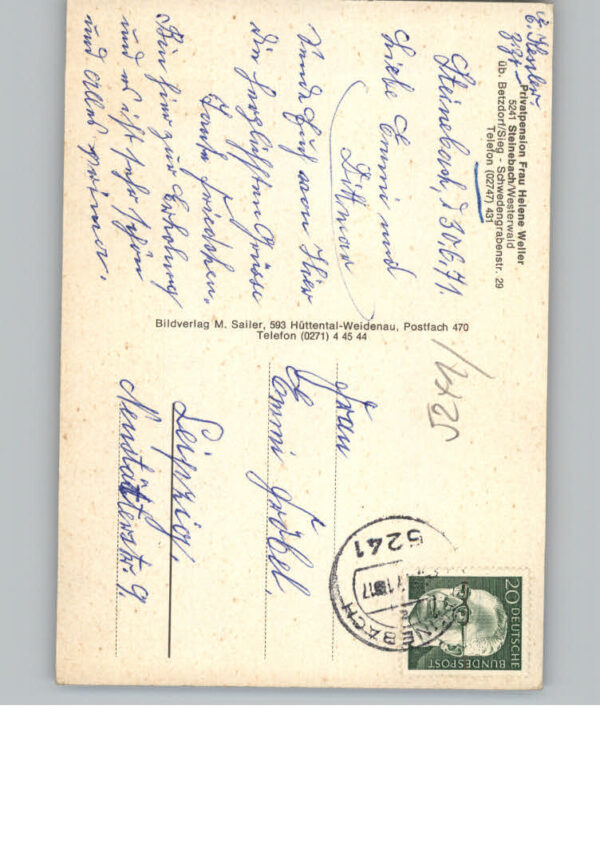 Steinebach Sieg Pension Weller – Bild 2