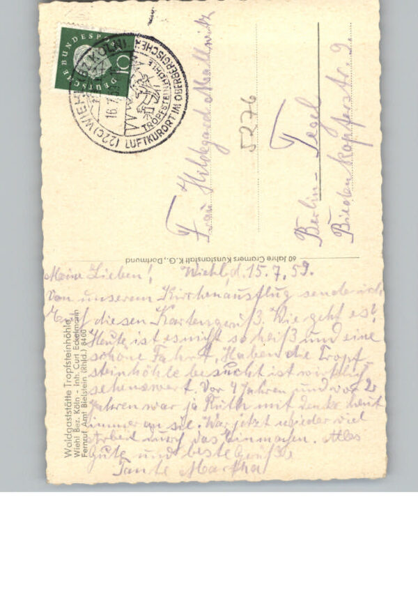 Wiehl Oberbergischer Kreis Gaststaette Tropfsteinhoehle – Bild 2