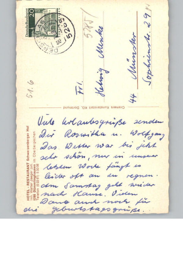 Duemmlinghausen Hotel - Restaurant Schwarzenberger Hof – Bild 2