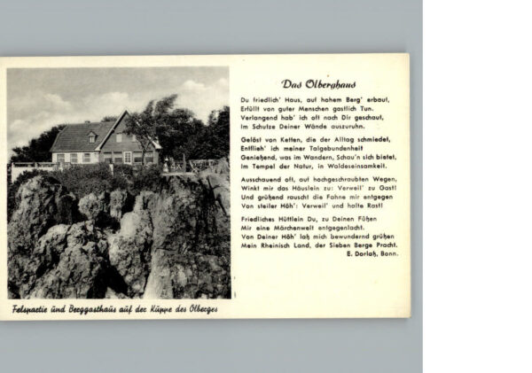 Koenigswinter Gasthaus  Das Oellberghaus