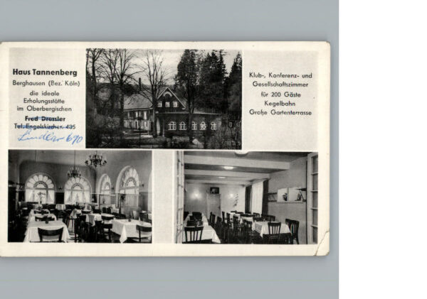 Berghausen Koeln Haus Tannenberg