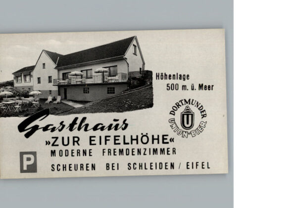Scheuren Eifel Gasthaus Zur Eifelhoehe