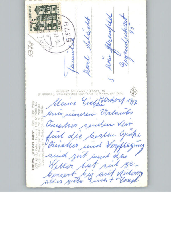 Ahrdorf Pension Weisses Haus – Bild 2