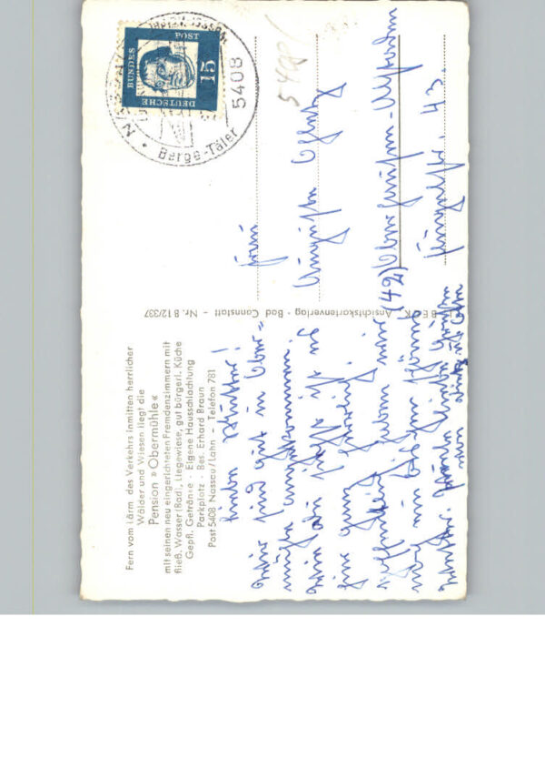 Bergnassau Gasthaus  und Pension Obermuehle – Bild 2