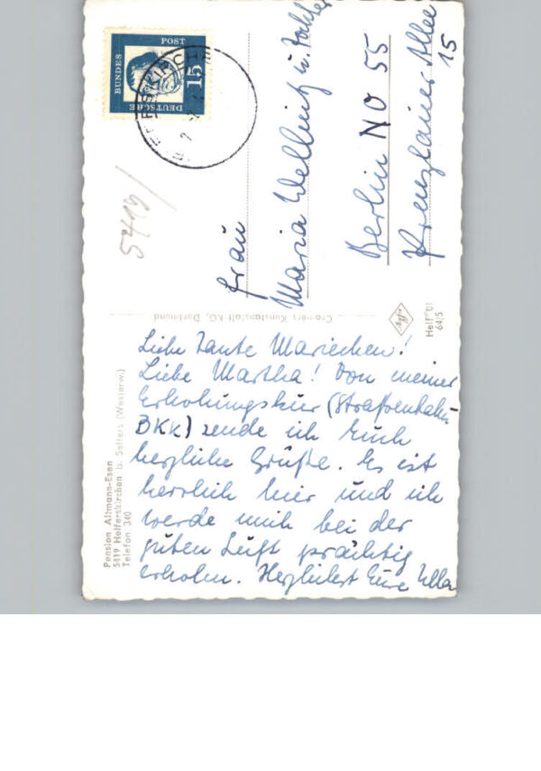 Helferskirchen Pension Altmann-Esen – Bild 2