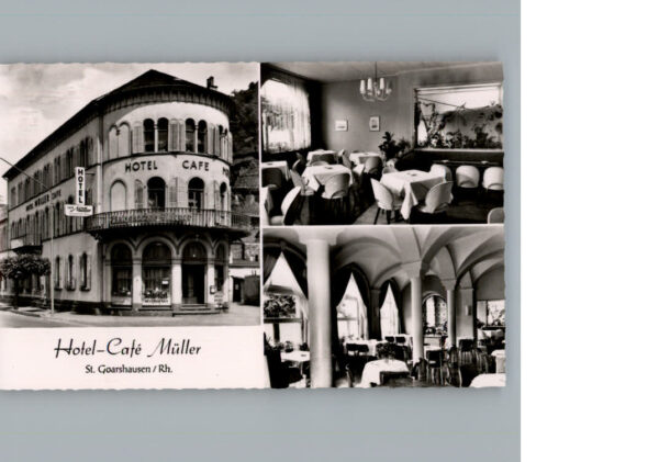 St Goarshausen Hotel-Cafe Mueller