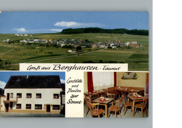 Berghausen Katzenelnbogen Gaststaette-Pension Zr Sonne