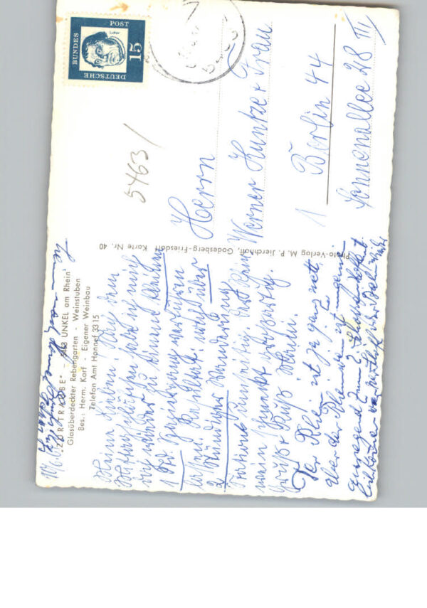 Unkel Rhein Gasthof zur Traube – Bild 2