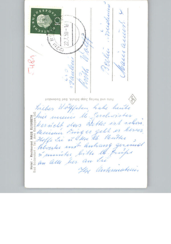 Bad  Bodendorf Hotel Haus Elisabeth – Bild 2