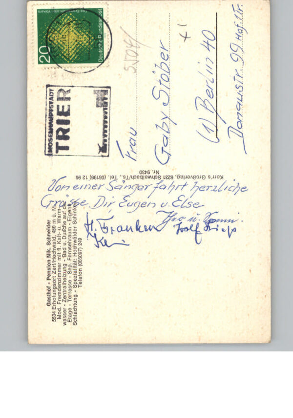 Zerf Gasthof-Pension Nik. Schneider – Bild 2