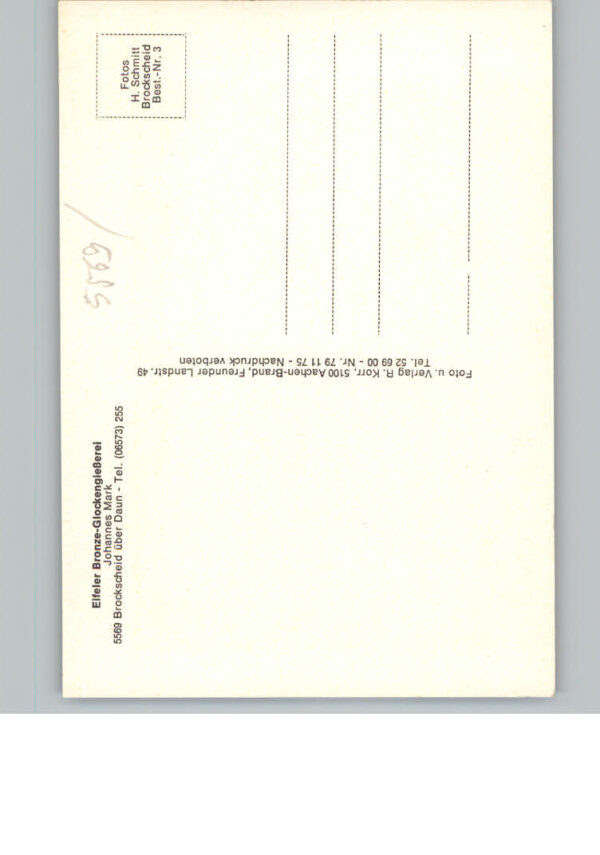 Brockscheid Eifeler Glockengiesserei – Bild 2