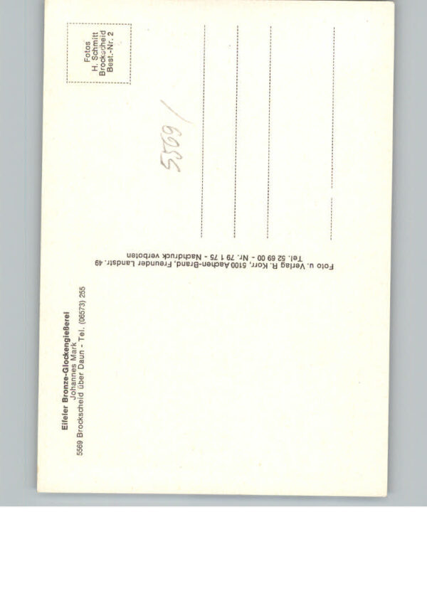 Brockscheid Eifeler Glockengiesserei – Bild 2