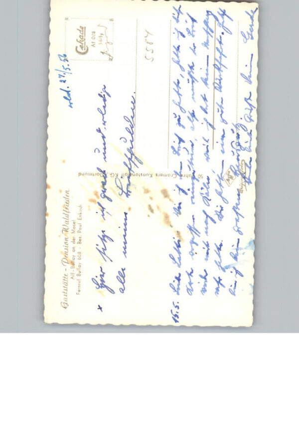 Alf Mosel Gaststaette Pension Waldfrieden – Bild 2