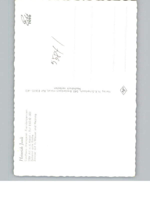 Alf Mosel Gasthaus Metzgerei Junk – Bild 2