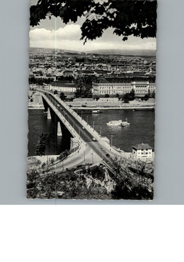 Koblenz Rhein Neue Rheinbruecke Schloss
