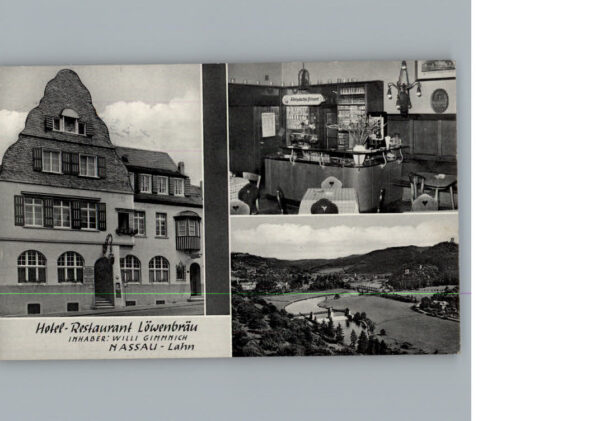 Nassau Lahn Hotel Restaurant Loewenbraeu