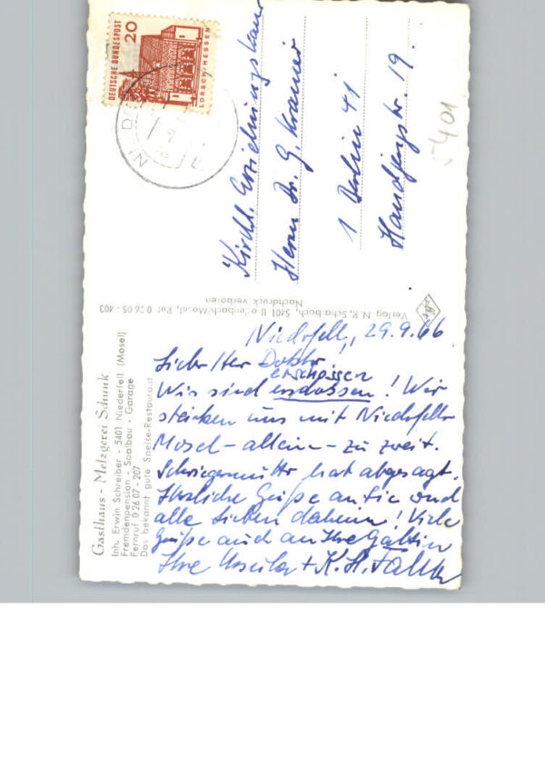 Niederfell Gasthaus-Metzgerei Schunk – Bild 2