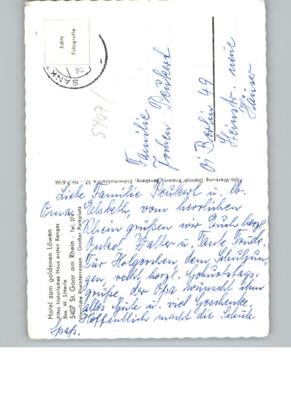 St Goar Hotel Zum goldenen Loewen – Bild 2
