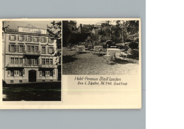 Bad  Ems Hotel Pension Stadt London