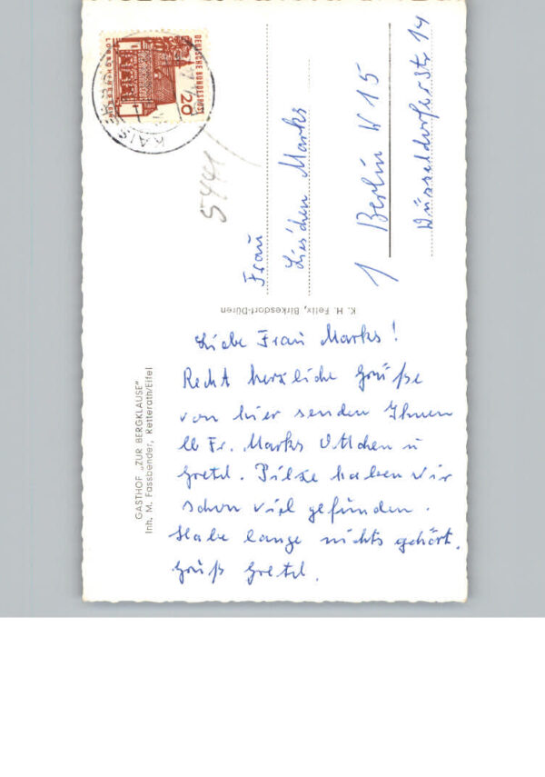 Retterath Gasthof Zur Bergklause – Bild 2