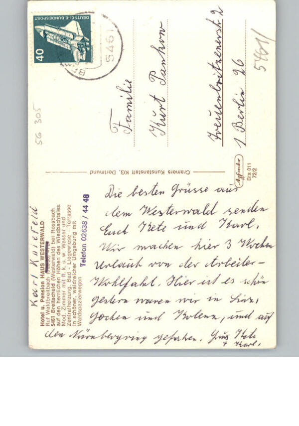 Breitscheid Neuwied Hotel Pension Haus Westerwald – Bild 2