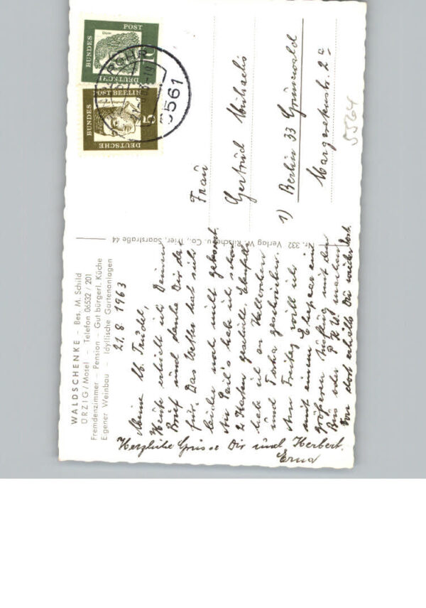 Uerzig Pension Waldschenke – Bild 2