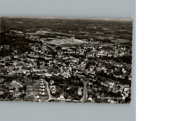 Wuppertal Fliegeraufnahme
