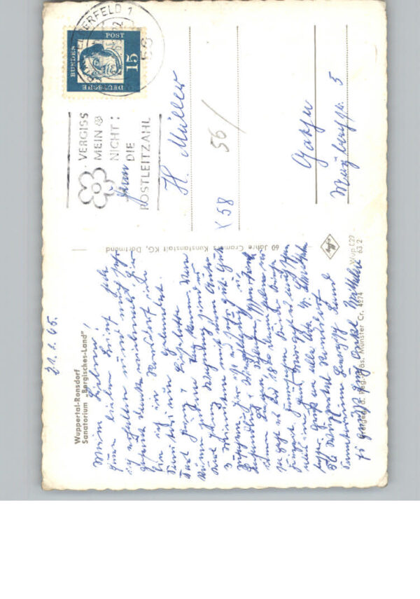 Wuppertal Fliegeraufnahme Sanatorium Bergisches-Land – Bild 2