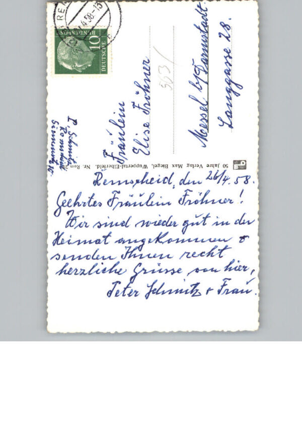 Remscheid Hauptpostamt Alleestr., Hotel Leyer, Rathaus – Bild 2