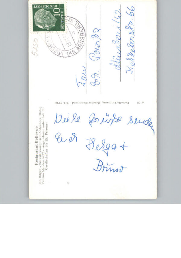 Froendenberg Ruhr Restaurant Bellevue – Bild 2