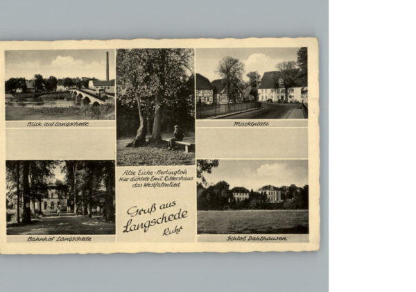 Langschede Bahnhof Marktplatz