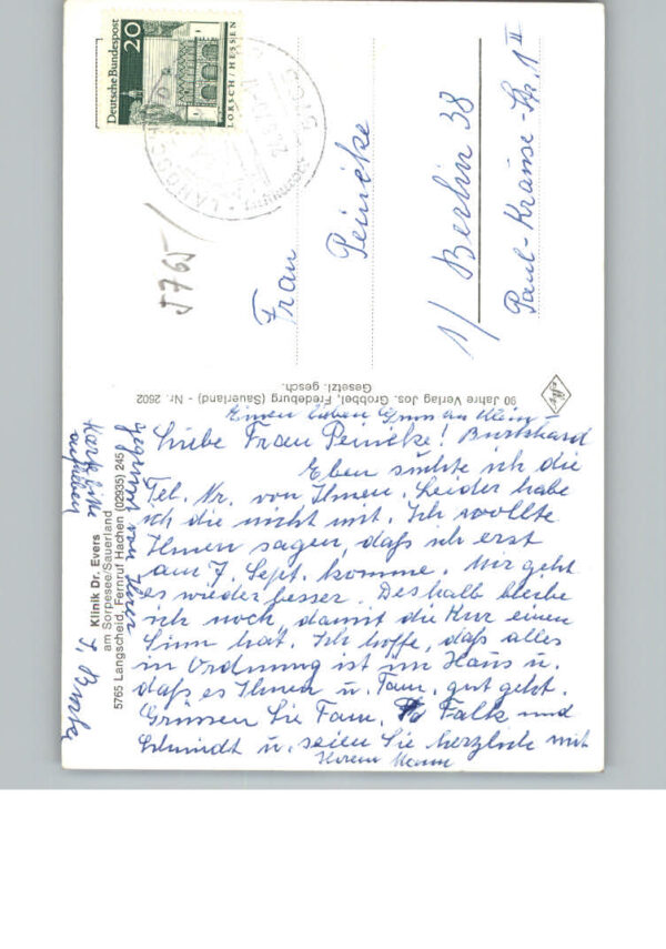 Langscheid Sorpesee Klinik Dr. Evers – Bild 2