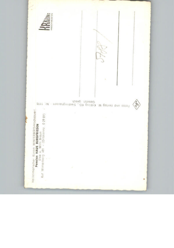 Winterberg Hochsauerland Pension Haus Burgfrieden – Bild 2