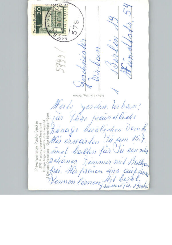 Messinghausen Pension Paula Becker – Bild 2