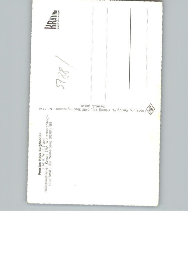 Winterberg Hochsauerland Pension Haus Burgfrieden – Bild 2