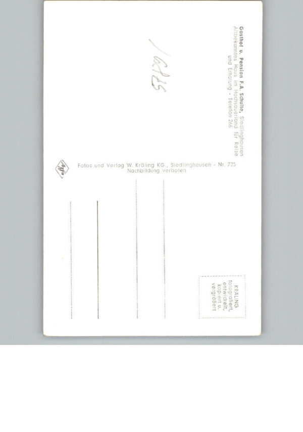 Siedlinghausen Gasthof Pension F.A. Schulte – Bild 2