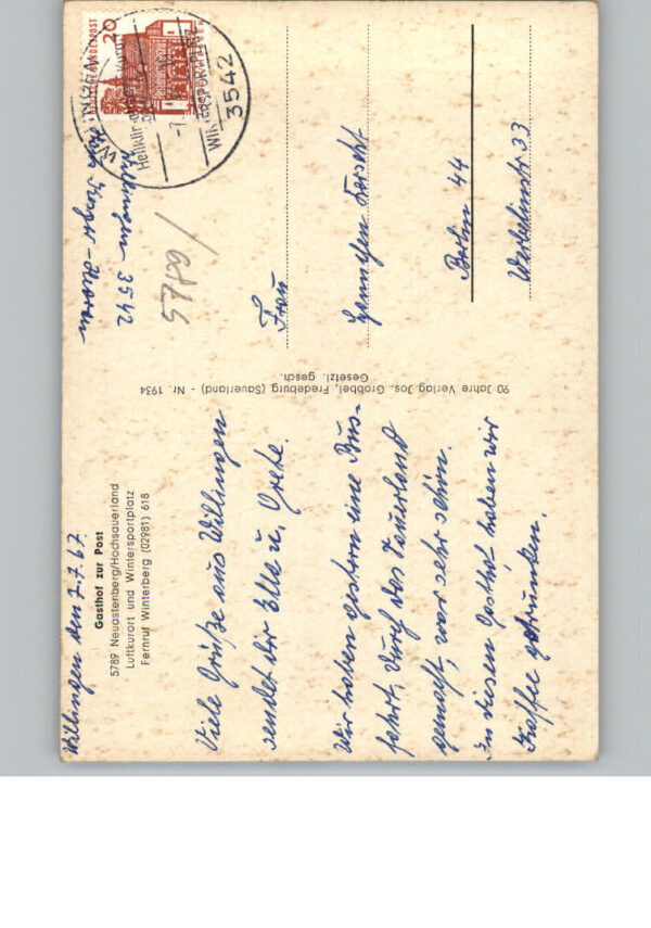 Neuastenberg Gasthof Zur Post – Bild 2